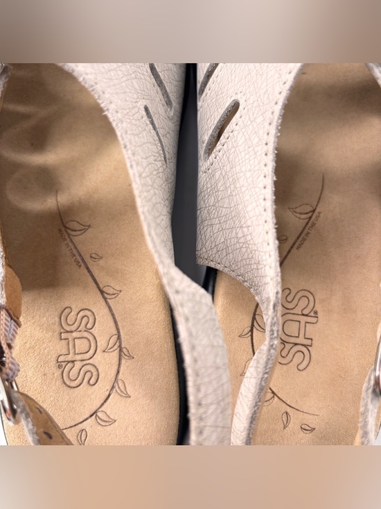 SAS Mystic Slingback Sandals Comfort Tripad Beige Leather Womens Sz 9 Narrow NEW main image 8